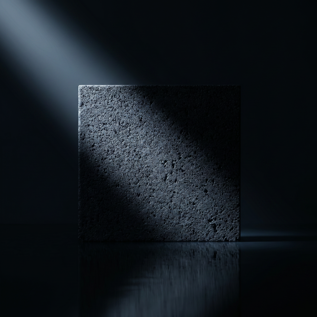 Eternal Night black sukabumi pool tile · volcanic dark stone